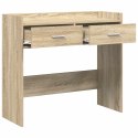 VidaXL Konsola dąb Sonoma 90 x 35 x 80 cm Drewno inżynieryjne