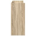 VidaXL Konsola dąb Sonoma 90 x 35 x 80 cm Drewno inżynieryjne