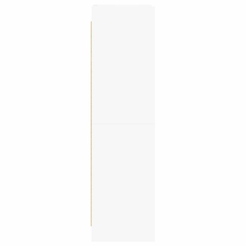 VidaXL Półka na książki Biały 59 x 30 x 111 cm Drewno inżynieryjne