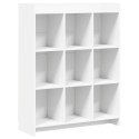 VidaXL Półka na książki Biały 87,5 x 30 x 111 cm Drewno inżynieryjne