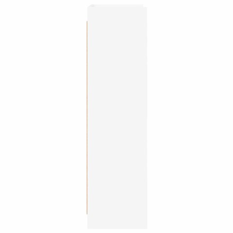 VidaXL Półka na książki Biały 87,5 x 30 x 111 cm Drewno inżynieryjne