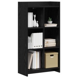 VidaXL Półka na książki Czarny dąb 59 x 30 x 111 cm