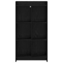VidaXL Półka na książki Czarny dąb 59 x 30 x 111 cm
