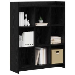 VidaXL Półka na książki Czarny dąb 87,5 x 30 x 111 cm