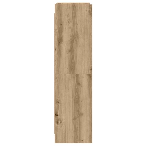 VidaXL Półka na książki Dąb artisian 87,5 x 30 x 111 cm