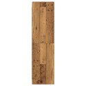 VidaXL Półka na książki Stare drewno 30 x 30 x 111 cm