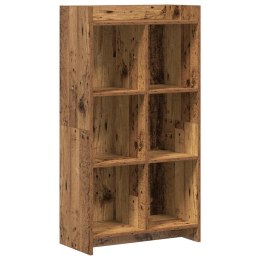 VidaXL Półka na książki Stare drewno 59 x 30 x 111 cm