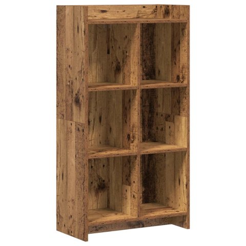 VidaXL Półka na książki Stare drewno 59 x 30 x 111 cm