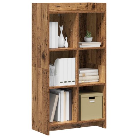 VidaXL Półka na książki Stare drewno 59 x 30 x 111 cm
