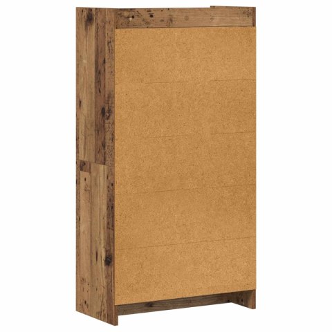 VidaXL Półka na książki Stare drewno 59 x 30 x 111 cm