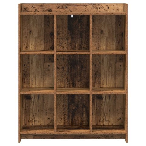 VidaXL Półka na książki Stare drewno 87,5 x 30 x 111 cm