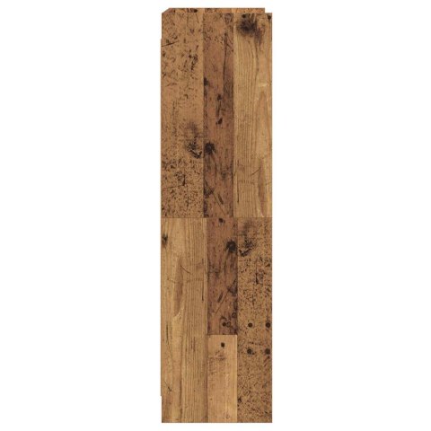 VidaXL Półka na książki Stare drewno 87,5 x 30 x 111 cm