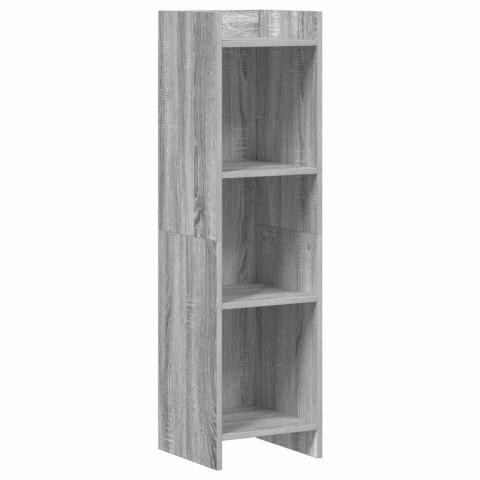 VidaXL Półka na książki Szary Sonoma 30 x 30 x 111 cm