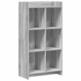VidaXL Półka na książki Szary Sonoma 59 x 30 x 111 cm