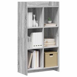 VidaXL Półka na książki Szary Sonoma 59 x 30 x 111 cm