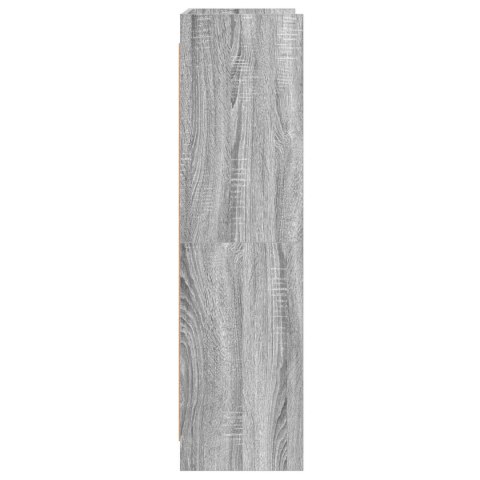 VidaXL Półka na książki Szary Sonoma 87,5 x 30 x 111 cm