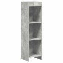 VidaXL Półka na książki Szary beton 30 x 30 x 111 cm