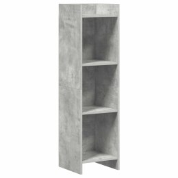 VidaXL Półka na książki Szary beton 30 x 30 x 111 cm