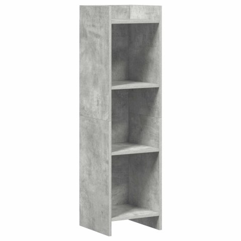 VidaXL Półka na książki Szary beton 30 x 30 x 111 cm