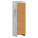 VidaXL Półka na książki Szary beton 30 x 30 x 111 cm
