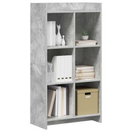 VidaXL Półka na książki Szary beton 59 x 30 x 111 cm