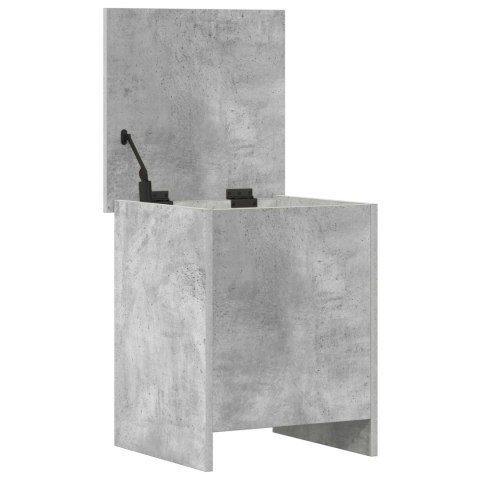 VidaXL Skrzynia na przechowywanie Betonowy szary 40 x 40 x 50 cm