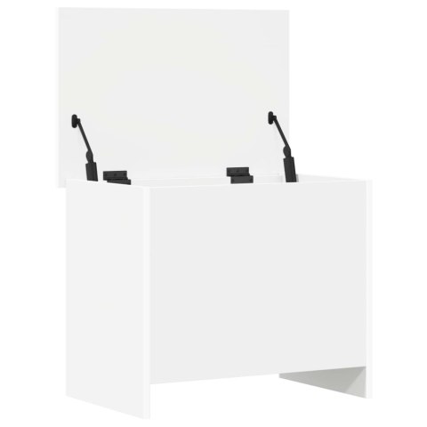 VidaXL Skrzynia na przechowywanie Biały 60 x 40 x 50 cm