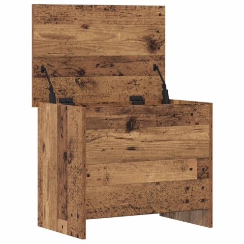 VidaXL Skrzynia na przechowywanie Stare drewno 60 x 40 x 50 cm