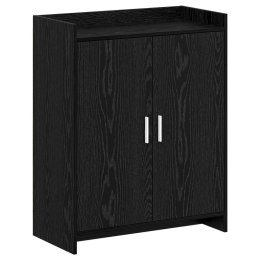 VidaXL Szafka na buty Czarny dąb 73,5 x 36 x 92 cm Drewno inżynieryjne