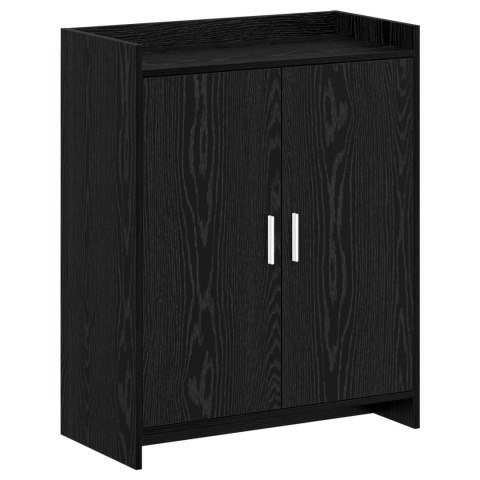 VidaXL Szafka na buty Czarny dąb 73,5 x 36 x 92 cm Drewno inżynieryjne