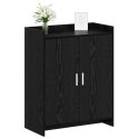 VidaXL Szafka na buty Czarny dąb 73,5 x 36 x 92 cm Drewno inżynieryjne