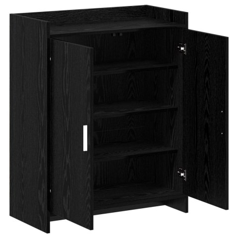 VidaXL Szafka na buty Czarny dąb 73,5 x 36 x 92 cm Drewno inżynieryjne