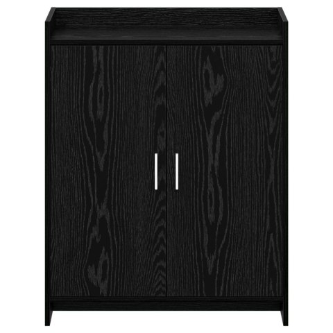 VidaXL Szafka na buty Czarny dąb 73,5 x 36 x 92 cm Drewno inżynieryjne