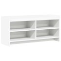 VidaXL Szafka pod telewizor 100 x 33 x 47 cm Biały Drewno inżynieryjne