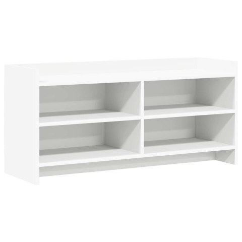 VidaXL Szafka pod telewizor 100 x 33 x 47 cm Biały Drewno inżynieryjne