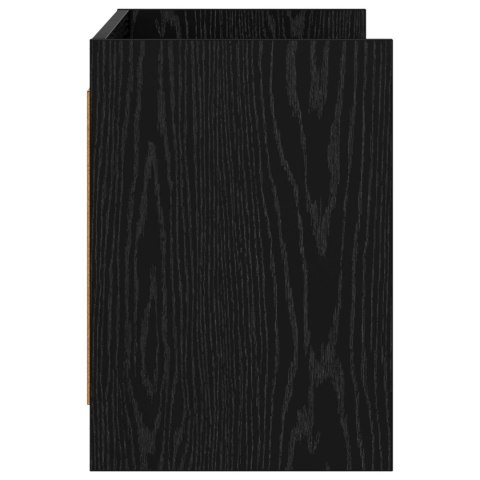 VidaXL Szafka pod telewizor 100 x 33 x 47 cm Czarny dąb
