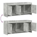 VidaXL Szafka pod telewizor 102 x 33 x 47 cm Betonowy szary