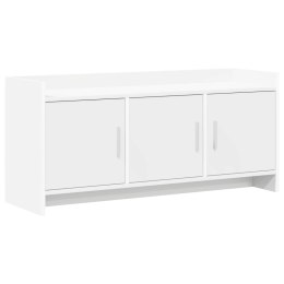 VidaXL Szafka pod telewizor 102 x 33 x 47 cm Biały Drewno inżynieryjne