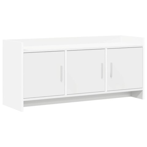 VidaXL Szafka pod telewizor 102 x 33 x 47 cm Biały Drewno inżynieryjne