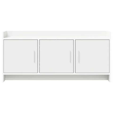 VidaXL Szafka pod telewizor 102 x 33 x 47 cm Biały Drewno inżynieryjne