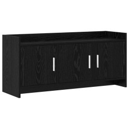 VidaXL Szafka pod telewizor 102 x 33 x 47 cm Czarny dąb