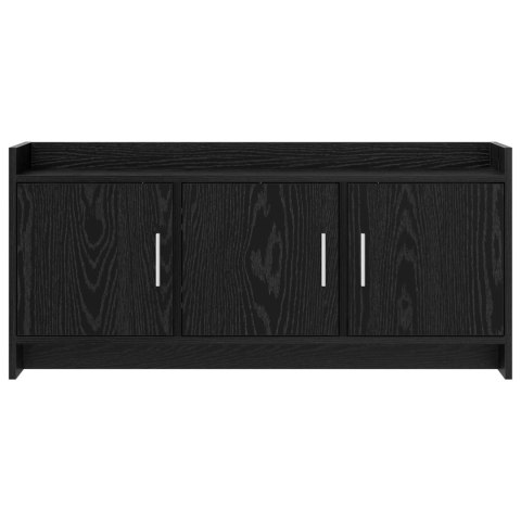 VidaXL Szafka pod telewizor 102 x 33 x 47 cm Czarny dąb