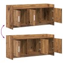 VidaXL Szafka pod telewizor 102 x 33 x 47 cm Stare drewno
