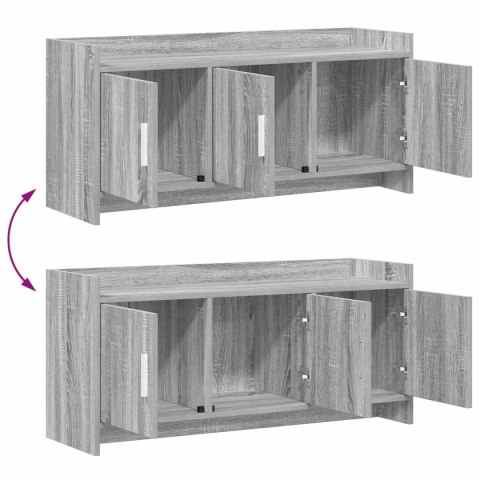VidaXL Szafka pod telewizor 102 x 33 x 47 cm Szary Sonoma