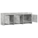 VidaXL Szafka pod telewizor 130 x 33 x 47 cm Betonowy szary