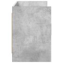 VidaXL Szafka pod telewizor 130 x 33 x 47 cm Betonowy szary