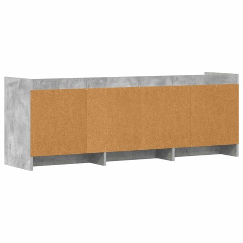 VidaXL Szafka pod telewizor 130 x 33 x 47 cm Betonowy szary