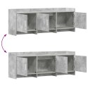 VidaXL Szafka pod telewizor 130 x 33 x 47 cm Betonowy szary