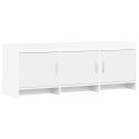 VidaXL Szafka pod telewizor 130 x 33 x 47 cm Biały Drewno inżynieryjne