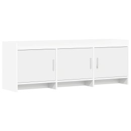 VidaXL Szafka pod telewizor 130 x 33 x 47 cm Biały Drewno inżynieryjne